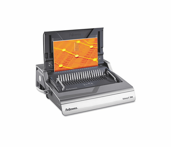 FEL5218301 Galaxy Comb Binding System, 500 Sheets, 19-5/8w x 17-3/4d x 6-1/2h, Gray By FELLOWES MFG. CO.