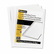 FEL52222 Thermal Binding System Covers, 60 Sheets, 11-1/8 x 9-3/4, Clear/White, 10/Pack By FELLOWES MFG. CO.