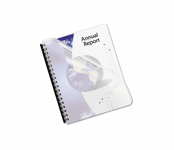 FEL5224201 FUTURA PRESENTATION BINDING SYSTEM COVERS, 11-1/4 X 8-3/4, FROST, 25/PACK By FELLOWES MFG. CO.