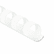 FEL52371 Plastic Comb Bindings, 3/8" Diameter, 55 Sheet Capacity, White, 100 Combs/Pack By FELLOWES MFG. CO.