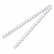 FEL52371 Plastic Comb Bindings, 3/8" Diameter, 55 Sheet Capacity, White, 100 Combs/Pack By FELLOWES MFG. CO.