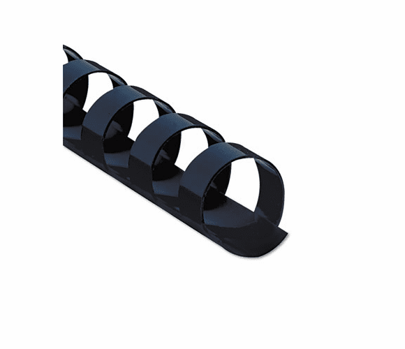 FEL52505 Plastic Comb Bindings, 3/8" Dia, 55 Sheet Capacity, Navy Blue, 100 Combs/Pack By FELLOWES MFG. CO.