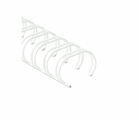 FEL52540 Wire Bindings, 1/4" Diameter, 35 Sheet Capacity, White, 25/Pack By FELLOWES MFG. CO.
