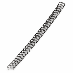 FEL5255401 Wire Bindings, 1/2" Diameter, 100 Sheet Capacity, Black, 25/Pack By FELLOWES MFG. CO.