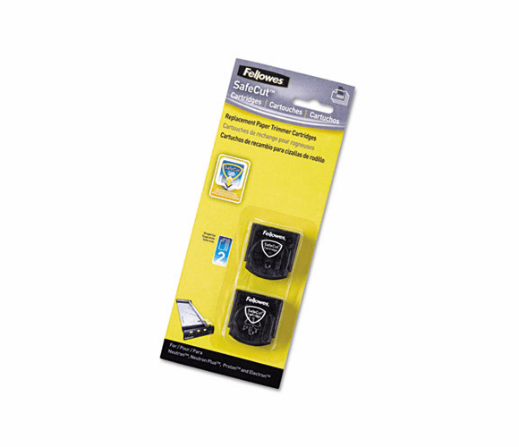 FEL5411404 SafeCut Rotary Trimmer Blade Kit, Straight, 2/Pack By FELLOWES MFG. CO.