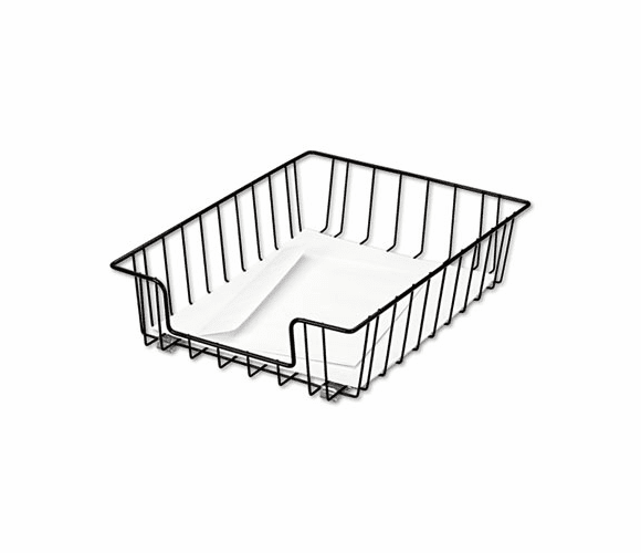 FEL60112 Workstation Letter Desk Tray Organizer, Wire, Black By FELLOWES MFG. CO.