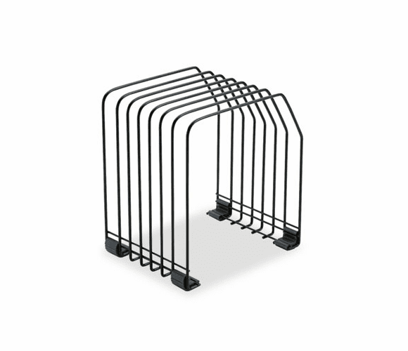 FEL68112 Workstation File Organizer, Seven Sections, Wire,7 3/8w x 5 7/8d x 8 1/4h, Black By FELLOWES MFG. CO.