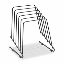FEL69712 Workstation Step File II, Five Sections, Wire, 7 1/4w x 6d x 8 1/4h, Black By FELLOWES MFG. CO.