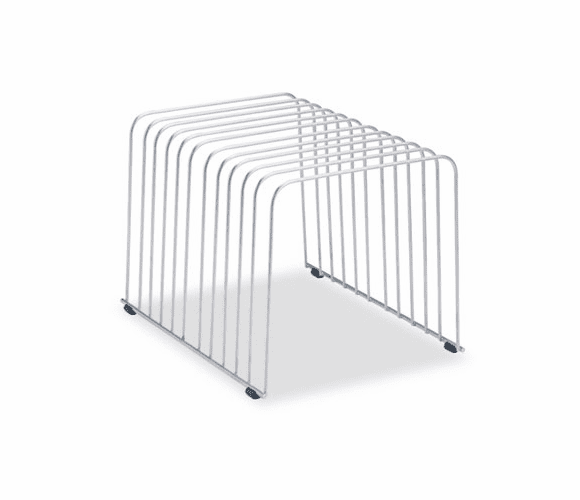 FEL72012 Desktop Organizer, 11 Sections, Wire, 9 x 11 3/8 x 8, Silver By FELLOWES MFG. CO.