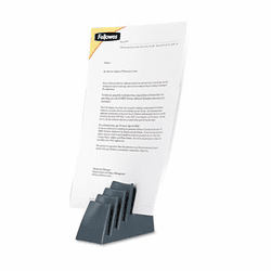 FEL7502101 Partition Additions Mini Step File, 2 1/2 x 3 3/8, Dark Graphite By FELLOWES MFG. CO.