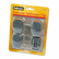 FEL75270 Plastic Partition Additions Clips, 1-1/4w x 1-7/8h, Dark Graphite, 4/Pack By FELLOWES MFG. CO.
