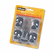 FEL75271 Plastic Partition Additions Hooks, 1 1/4 x 1 7/8, Graphite, 5/Pack By FELLOWES MFG. CO.