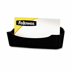 FEL75274 Partition Additions Business Card/Clip Holder, 4 1/8 x 1 3/4, Dark Graphite By FELLOWES MFG. CO.