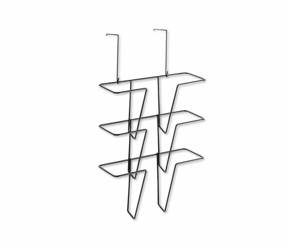 FEL75810 Wire Partition Additions Three-Pocket Organizer, 12 5/8 x 23 1/4, Black By FELLOWES MFG. CO.