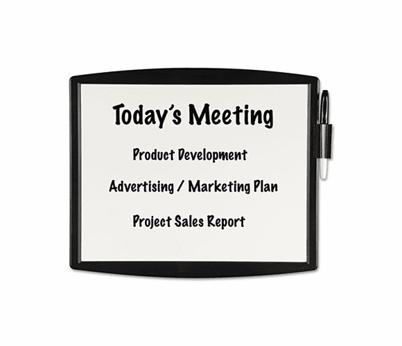 FEL75905 Partition Additions Dry Erase Board, 15 3/8 x 13 1/4, Dark Graphite Frame By FELLOWES MFG. CO.