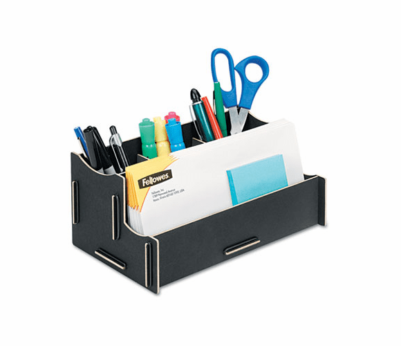 FEL8015201 Earth Series 100% Recycled Organizer, Black By FELLOWES MFG. CO.