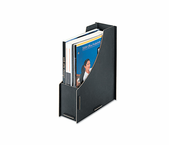 FEL8015801 Recycled Large Magazine File, 12 1/4 x 4 1/2, 10 1/16, Black By FELLOWES MFG. CO.