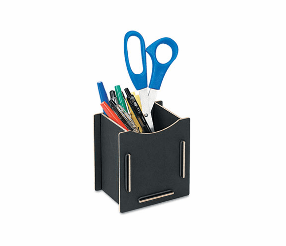 FEL8015901 Earth Series Pencil Cup, 3 1/4 x 4 x 4 1/4, Black By FELLOWES MFG. CO.