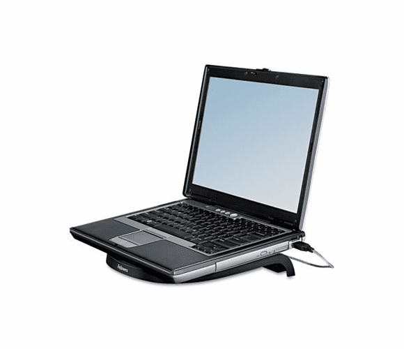 FEL8018201 Cooling Laptop Riser, 11 7/8 x 1 7/8 x 9 3/8, Black By FELLOWES MFG. CO.