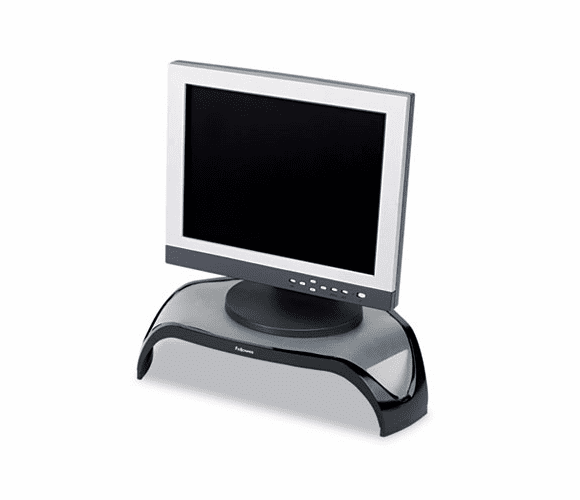FEL8020101 Smart Suites Corner Monitor Riser, 3 7/8 to 5 1/8 x 18 1/2 x 12 1/2, Black By FELLOWES MFG. CO.