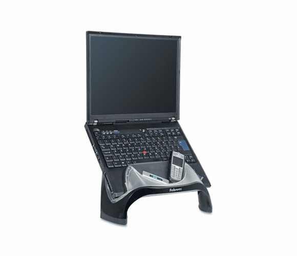 FEL8020201 Laptop Riser with USB Connection, 13 1/8 x 10 5/8 x 7 1/2, Black By FELLOWES MFG. CO.