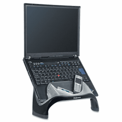 FEL8020201 Laptop Riser with USB Connection, 13 1/8 x 10 5/8 x 7 1/2, Black By FELLOWES MFG. CO.