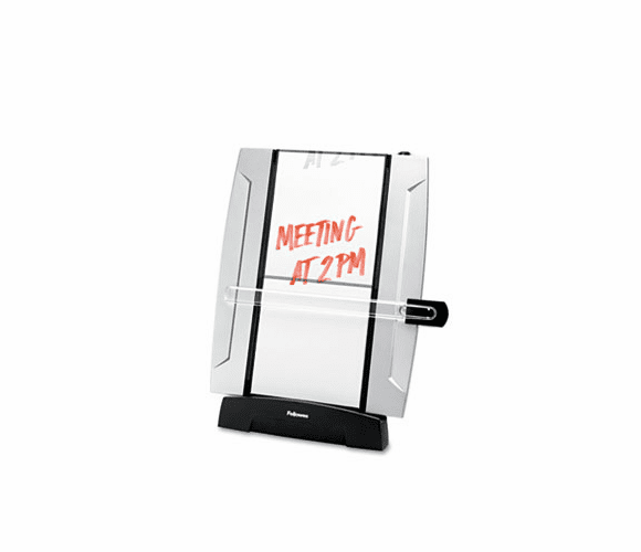 FEL8033201 Office Suites Freestanding Desktop Copyholder, 150 Sheet Capacity, Black/Silver By FELLOWES MFG. CO.