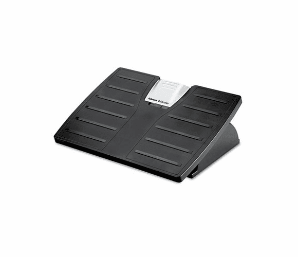 FEL8035001 Adjustable Locking Footrest w/Microban, Black/Silver By FELLOWES MFG. CO.