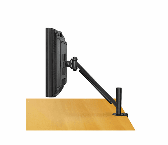FEL8038201 Desk-Mount Arm for Flat Panel Monitor, 14-1/2 x 4-3/4 x 24, Black By FELLOWES MFG. CO.