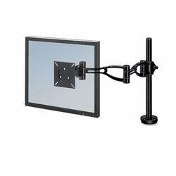 FEL8041601 Depth Adjustable Monitor Arm, 21 x 4-1/2 x 24, Black By FELLOWES MFG. CO.