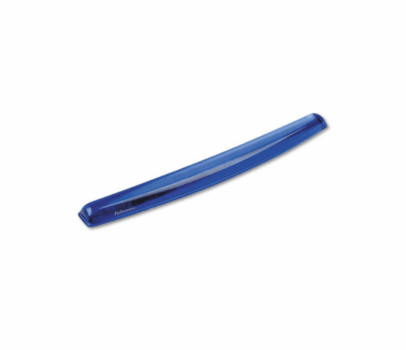 FEL91137 Gel Crystals Keyboard Wrist Rest, Blue By FELLOWES MFG. CO.