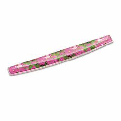 FEL9179101 Gel Keyboard Palm Rest, Photo, 19 1/3" x 19", Pink Flowers By FELLOWES MFG. CO.