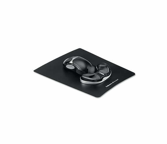 FEL9180701 Gel Gliding Palm Support w/Mouse Pad, Black By FELLOWES MFG. CO.