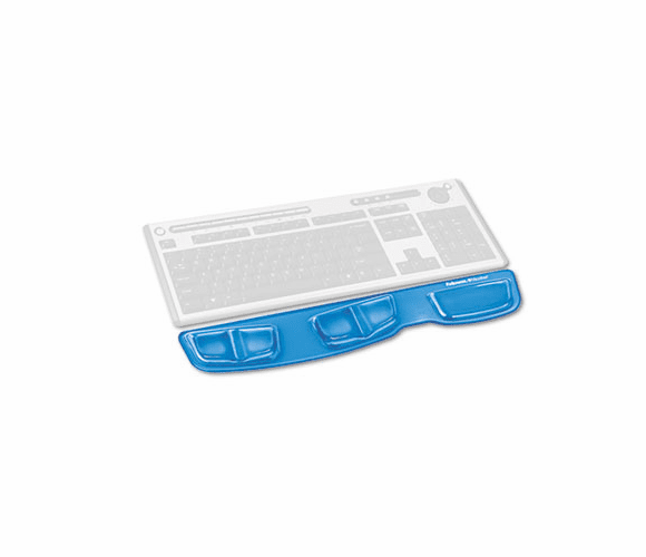 FEL9183101 Gel Keyboard Palm Support, Blue By FELLOWES MFG. CO.