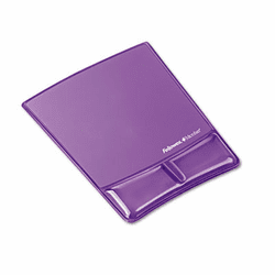 FEL9183501 Gel Wrist Support w/Attached Mouse Pad, Purple By FELLOWES MFG. CO.