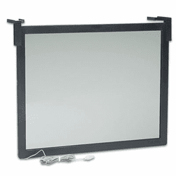 FEL93780 Privacy Glare Filter for 16-17 CRT/LCD, Antirad./Static/Glare, Black By FELLOWES MFG. CO.
