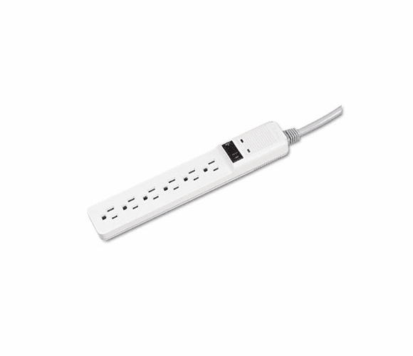 FEL99012 Basic Home/Office Surge Protector, 6 Outlets, 6ft Cord By FELLOWES MFG. CO.