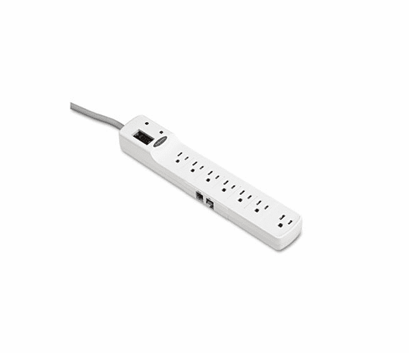 FEL99014 Advanced Computer Series Surge Protectr w/Phn/Fax, 7 Outlet, 6ft Cord By FELLOWES MFG. CO.