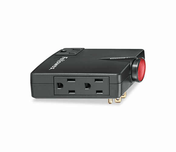 FEL9904701 Wall Mount 3-Outlet Surge Protector By FELLOWES MFG. CO.