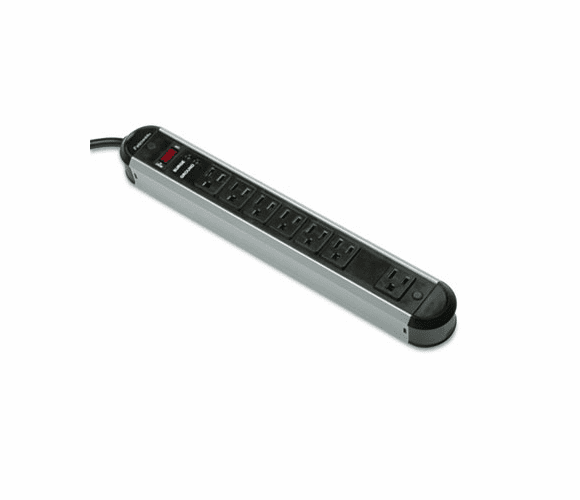 FEL99081 Metal Surge Protector, 7 Outlets, 6ft Cord By FELLOWES MFG. CO.