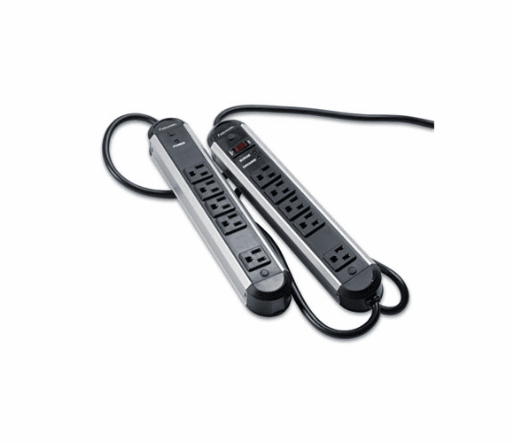 FEL99082 Split Metal Surge Protector w/2 Outlet Strips, 10 Outlets, 6ft Cord By FELLOWES MFG. CO.