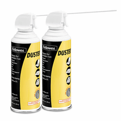 FEL9963201 Air Duster, 152A Liquefied Gas, 10oz Can, Two Per Pack By FELLOWES MFG. CO.