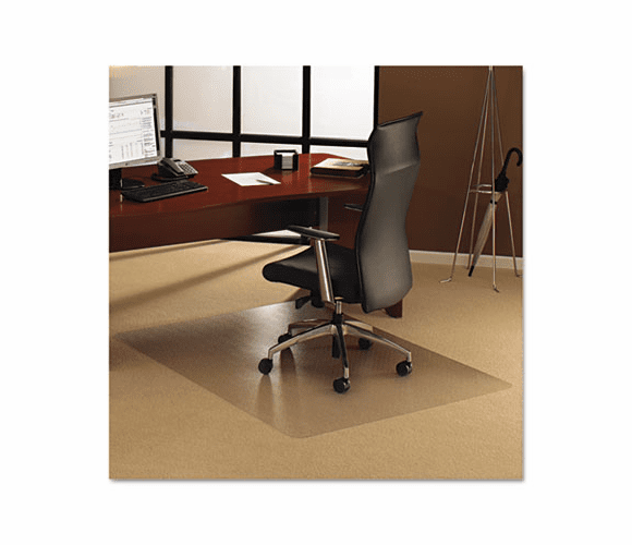 FLR1115223ER ClearTex Ultimat Polycarbonate Chair Mat for Carpet, 48 x 60, Clear By FLOORTEX