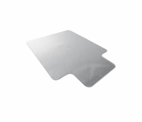 FLR118923LR ClearTex Ultimat Polycarbonate Chair Mat for Carpet, 47 x 35, With Lip, Clear By FLOORTEX
