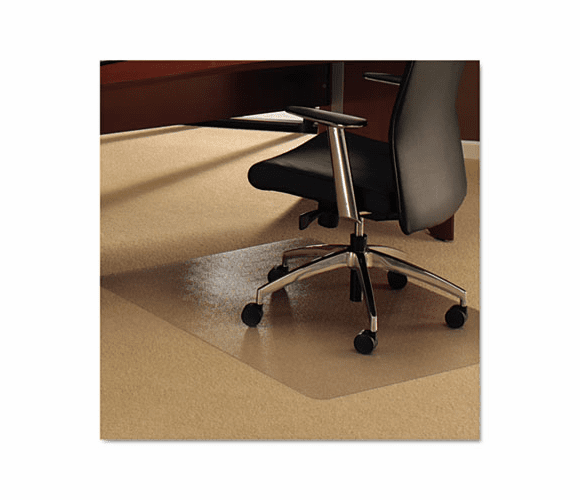 FLR118927ER ClearTex Ultimat Chair Mat for Plush Pile Carpets, 47 x 35, Clear By FLOORTEX