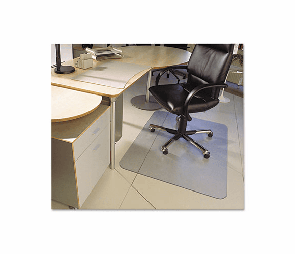 FLR1215219ER ClearTex Ultimat Polycarbonate Chair Mat for Hard Floors, 48 x 60, Clear By FLOORTEX
