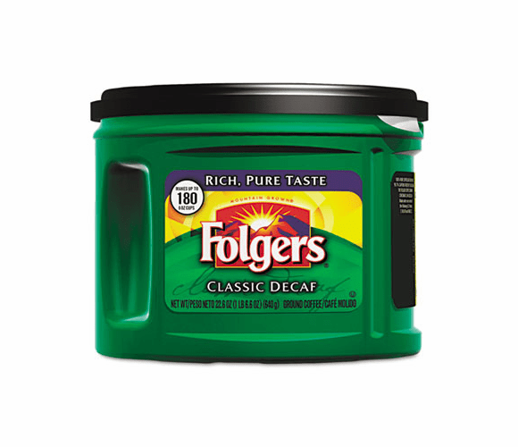 FOL00374EA Coffee, Classic Roast Decaffeinated, Ground, 22 3/5 oz. Can By J.M. SMUCKER CO.