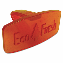 FPIEBC72FMAN Eco Fresh Bowl Clip, Mango Scent, Orange, 12 per Box By FRESH PRODUCTS