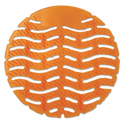 FPIWDS10MAN Wave Urinal Deodorizer Screen, Mango Scent, Orange, 10 per Box By FRESH PRODUCTS