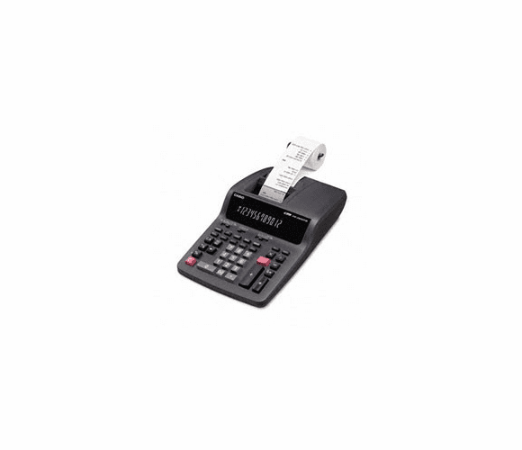 FR-2650TM Two-Color Printing Desktop Calculator, 12-Digit Digitron, Black/Red CSOFR2650TM By Casio